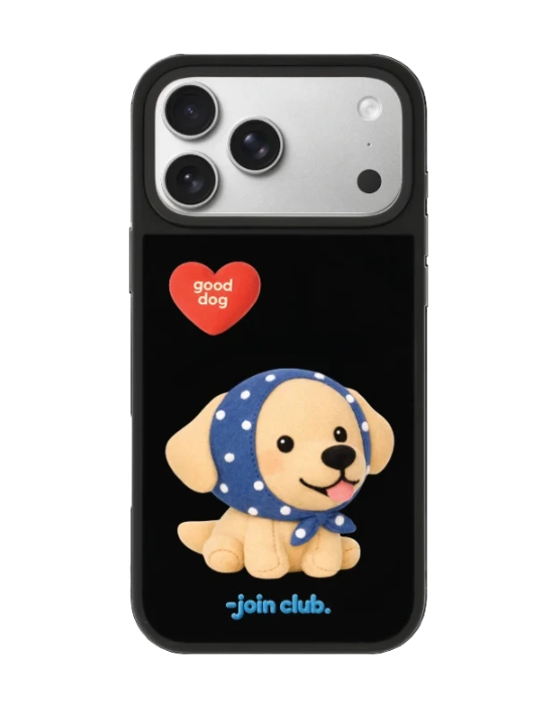 เคสกระจกดำด้าน iphone 17 pro max magsafe jtc heartful โกลเด้นลาบราดอร์
